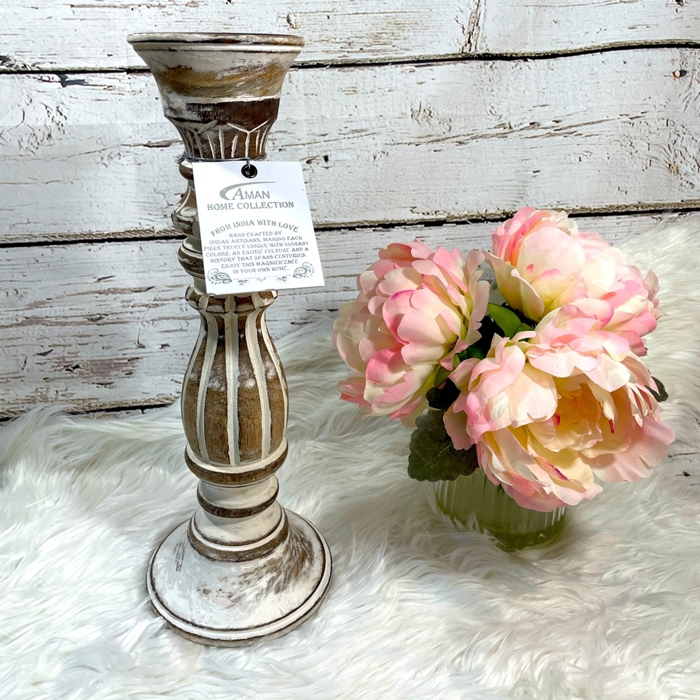 Beautiful Candle 🕯 holder handcrafted in India NWT